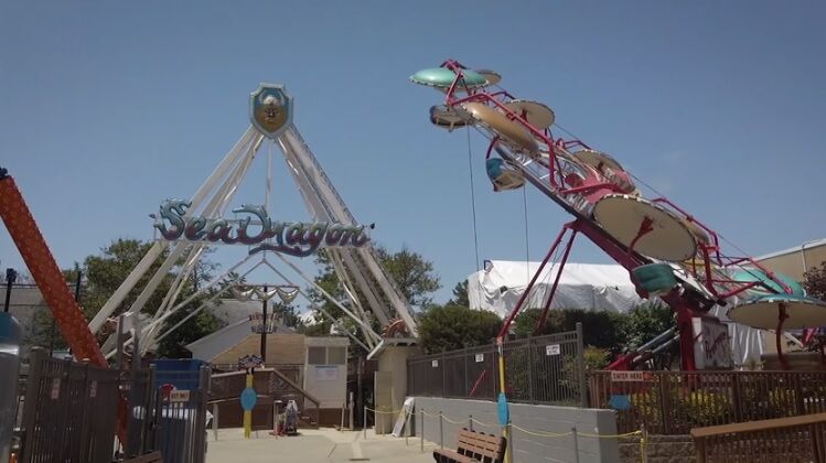 Funland's Sea Dragon and Paratroopers
